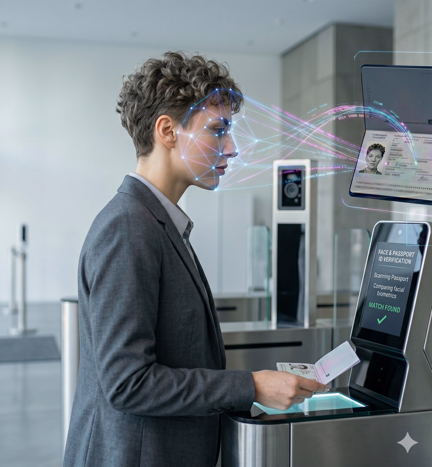 Face and passport ID verification with liveness check